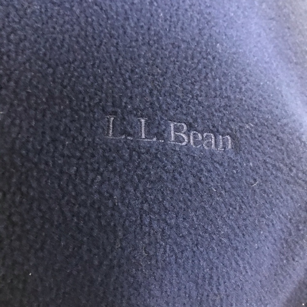 L.L.Bean Men Blue Fleece Coat Jacket size XL TALL USA - Picture 6 of 7